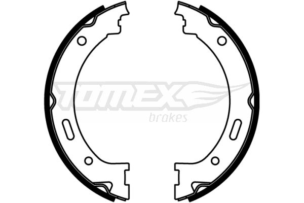 TOMEX BRAKES Bremžu loku komplekts TX 22-59